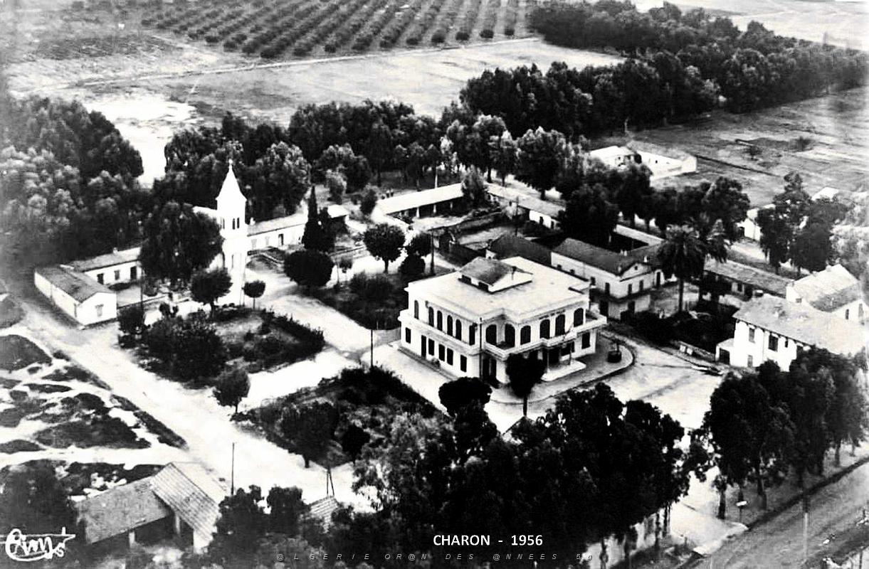 Charon - Vue aerienne - 1956.jpg